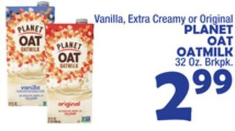 Bravo Supermarkets Planet oat oatmilk offer