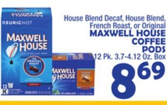 Bravo Supermarkets Maxwell house coffee pods offer