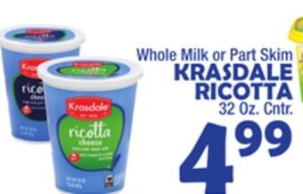 Bravo Supermarkets Krasdale ricotta offer