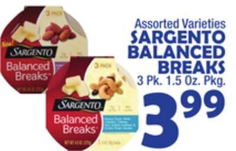 Bravo Supermarkets Sargento balanced breaks offer