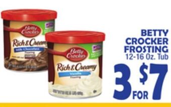 Bravo Supermarkets Betty crocker frosting offer