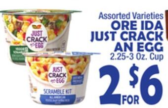 Bravo Supermarkets Ore ida just crack an egg offer
