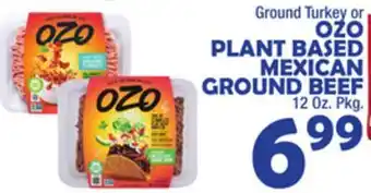 Bravo Supermarkets Ozo plant based mexican ground beef offer