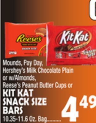 Bravo Supermarkets Kit kat snack size bars offer