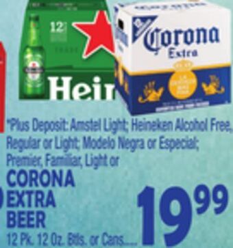Bravo Supermarkets Corona extra beer offer