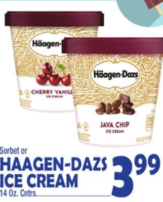 Bravo Supermarkets Haagen-dazs ice cream offer