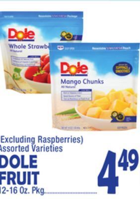 Bravo Supermarkets Dole fruit offer