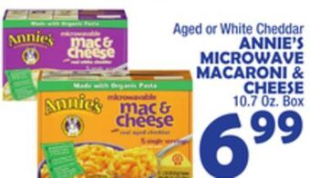 Bravo Supermarkets Annie's microwave macaroni & cheese offer
