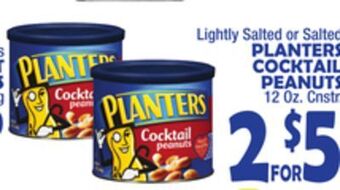 Bravo Supermarkets Planters cocktail peanuts offer