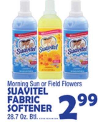 Bravo Supermarkets Suavitel fabric softener offer