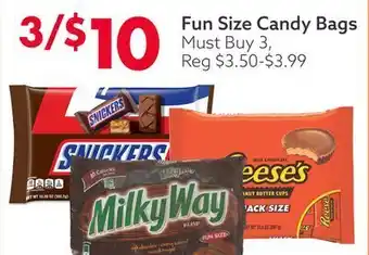 Big Lots Fun size candy bags offer