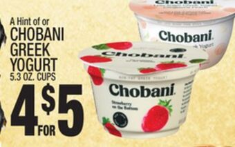 C Town Chobani greek yogurt offer