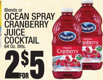 C Town Ocean spray cranberry juice cocktail offer