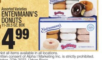 C Town Entenmann's donuts offer
