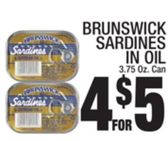 C Town Brunswick sardines in oil offer