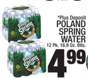 C Town Poland spring water offer