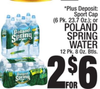 C Town Poland spring water offer