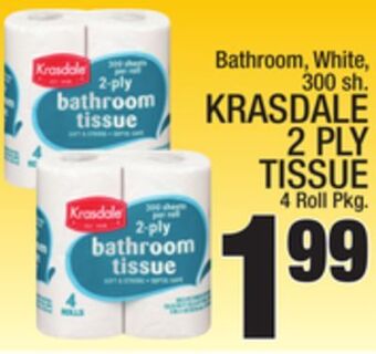 C Town Krasdale 2 ply tissue offer