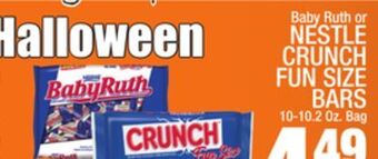 C Town Nestle crunch fun size bars offer
