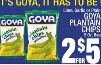 C Town Goya plantain chips offer