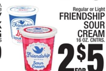 C Town Friendship sour cream offer