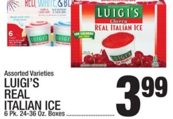C Town Luigi's real italian ice offer