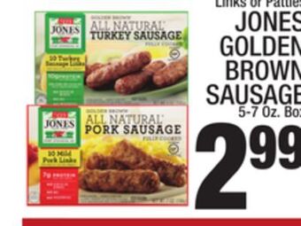 C Town Jones golden brown sausage offer