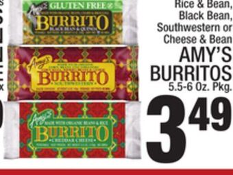 C Town Amy's burritos offer