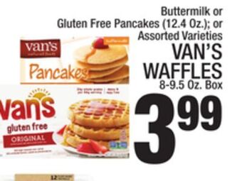 C Town Van's waffles 8-9.5 oz. box offer