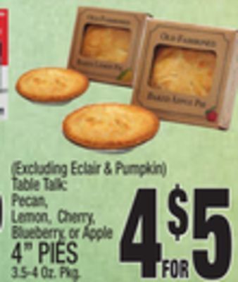 C Town 4" pies offer