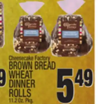 C Town Cheesecake factory brown bread wheat dinner rolls offer