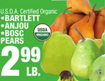 C Town Bartlett • anjou • bosc pears offer