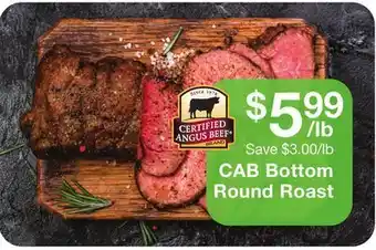 Fairway Store Market Cab bottom round roast offer
