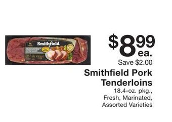 Fairway Store Market Smithfield pork tenderloins offer