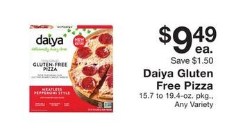 Fairway Store Market Daiya gluten free pizza offer