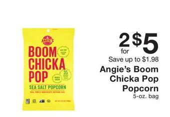 Fairway Store Market Angie's boom chicka pop popcorn offer