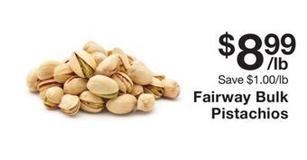 Fairway Store Market Fairway bulk pistachios offer