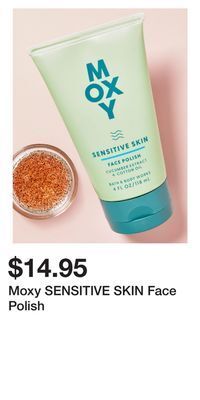 Bath & Body Works Moxy sensitive skin face polish offer