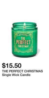 Bath & Body Works The perfect christmas single wick candle offer