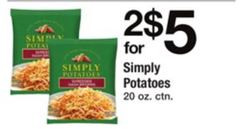 ACME Simply potatoes offer