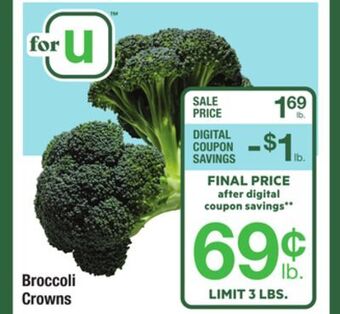 ACME Broccoli crowns offer