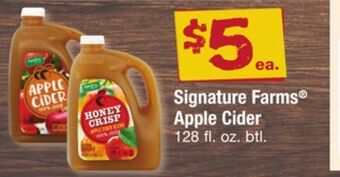 ACME Signature farms® apple cider offer