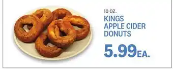 Kings Food Markets Kings apple cider donuts offer