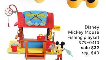 JC Penney Disney mickey mouse fishing playset offer