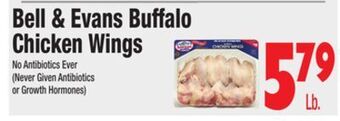 King Kullen Bell & evans buffalo chicken wings offer