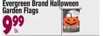 King Kullen Evergreen brand halloween garden flags offer