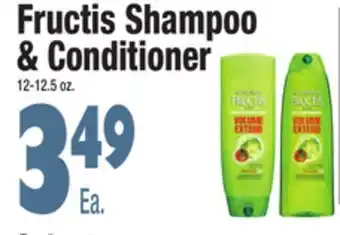 King Kullen Fructis shampoo & conditioner offer