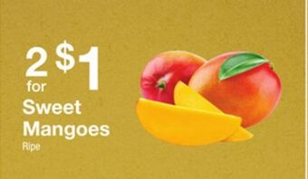 The Fresh Grocer Sweet mangoes offer