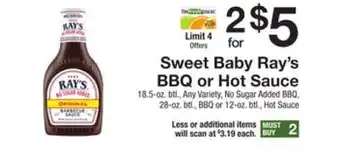 The Fresh Grocer Bbq or hot sauce offer