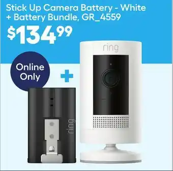 Lowe's Stick up camera battery offer